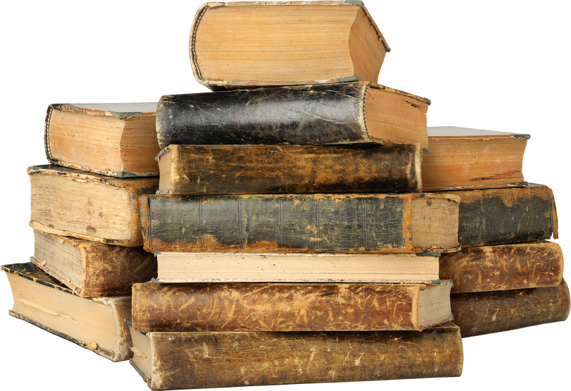 Stacks of Antique Books